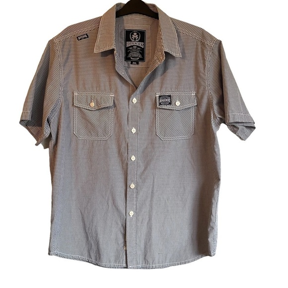 Akademics Checked Short Sleeve Shirt 2XL - Picture 1 of 10